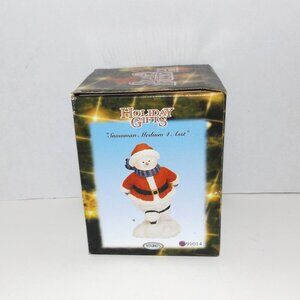 2001 Young's Inc. 5" Resin Skating Snowman Figurine New Other